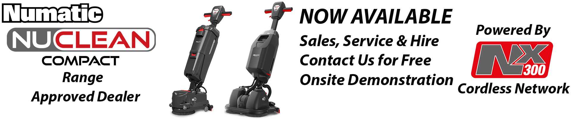 NCC SCRUBBER DRYER - Banner Image